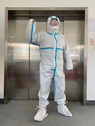 一次性连体连帽防尘防护服防水全身隔离衣防感染防护衣