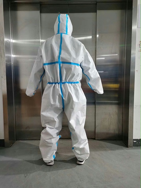 一次性连体连帽防尘防护服防水全身隔离衣防感染防护衣