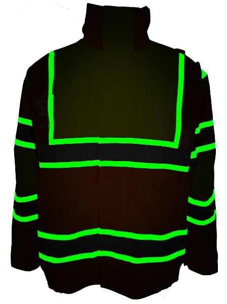 高反光夜光夹克