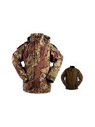 户外三合一迷彩雨衣