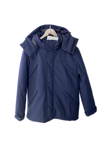 户外无缝通道布棉服