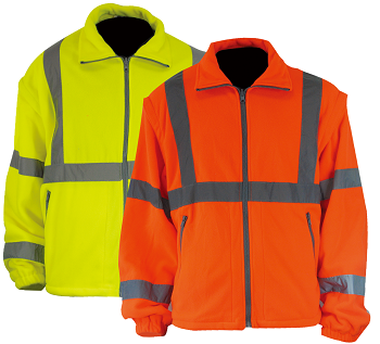 反光全色摇粒绒夹克