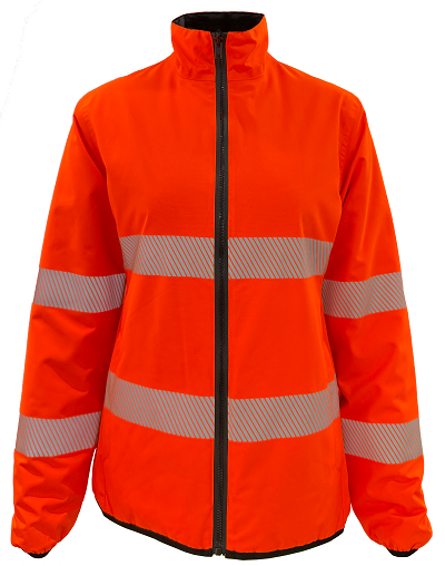 女士两面穿绗棉反光夹克